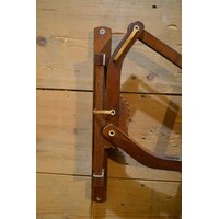 thumb-Retro houten schaarlamp met harmonica arm, verstelbaar tot 160 cm-7