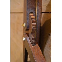 thumb-Retro houten schaarlamp met harmonica arm, verstelbaar tot 160 cm-8