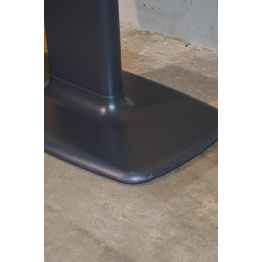 Retro tv tafeltje / bijzettafel met houten blad-6