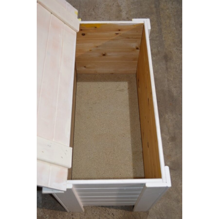 Vurenhouten klepkist – Opbergkist voor kussens of speelgoed-5