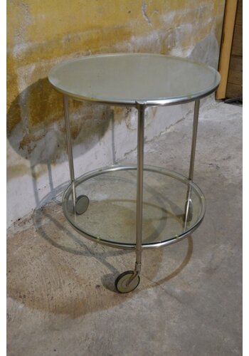 IKEA STRIND bijzettafel met glas 