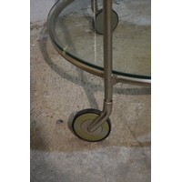 thumb-IKEA STRIND bijzettafel – Metaal en glas op wieltjes, design Ehlén Johansson-2