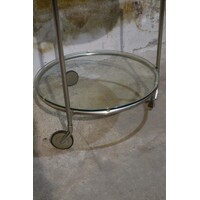 thumb-IKEA STRIND bijzettafel – Metaal en glas op wieltjes, design Ehlén Johansson-3