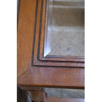 thumb-Mahonie salontafeltje met facet geslepen glazen blad klassiek-3