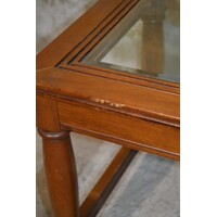 thumb-Mahonie salontafeltje met facet geslepen glazen blad klassiek-8