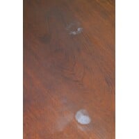 thumb-Antieke ronde mahonie tafel met gesneden onderstel klassiek-5