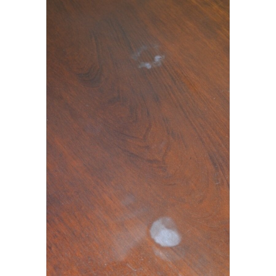 Antieke ronde mahonie tafel met gesneden onderstel klassiek-5