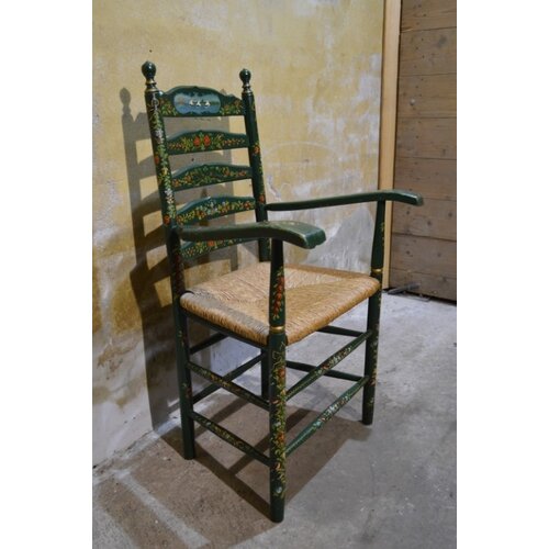 Armstoel beschilderd 