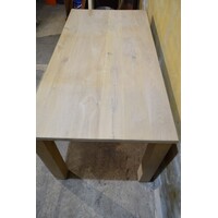 thumb-Massief eiken bureau white wash houten werkbureau-10