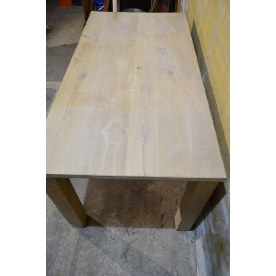 Massief eiken bureau white wash houten werkbureau-10