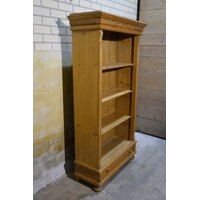 thumb-Grenen boekenkast met lade houten kast met planken-1