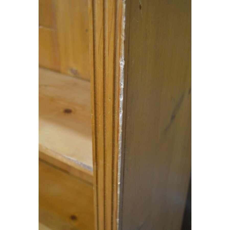 Grenen boekenkast met lade houten kast met planken-6