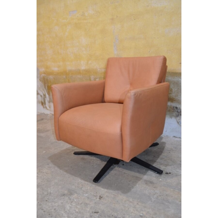 ROM draaifauteuil Rimini leren design fauteuil-5