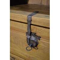 thumb-Antieke Mexicaanse grenen barkast wijnkast massief hout-7