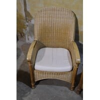 thumb-Set van 2 rotan fauteuils met teak houten frame-2