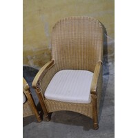thumb-Set van 2 rotan fauteuils met teak houten frame-3