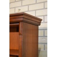thumb-Eiken boekenkast met verstelbare schappen in mahonie kleur-5