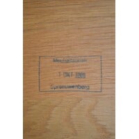 thumb-Vierkante massief eiken salontafel-2