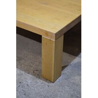 thumb-Vierkante massief eiken salontafel-5