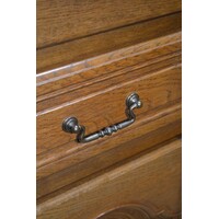 thumb-Donker eiken 4-deurs kast met lades – Servieskast of linnenkast-6