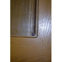 thumb-Massief eiken salontafel met glasplaat en lades – Dubbelzijdig te openen-7