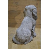 thumb-Betonnen beeld van een cocker spaniel hond voor tuin of interieur-4