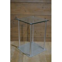 thumb-Glazen tafeltje met aluminium poten-1