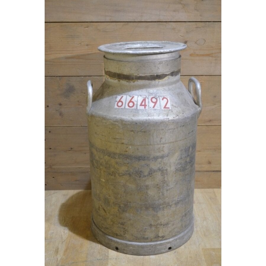 Aluminium melkbus decoratief vintage boerenbus-3