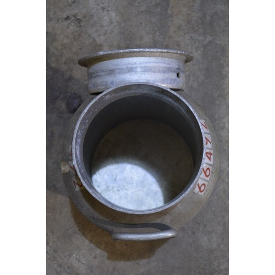 Aluminium melkbus decoratief vintage boerenbus-6