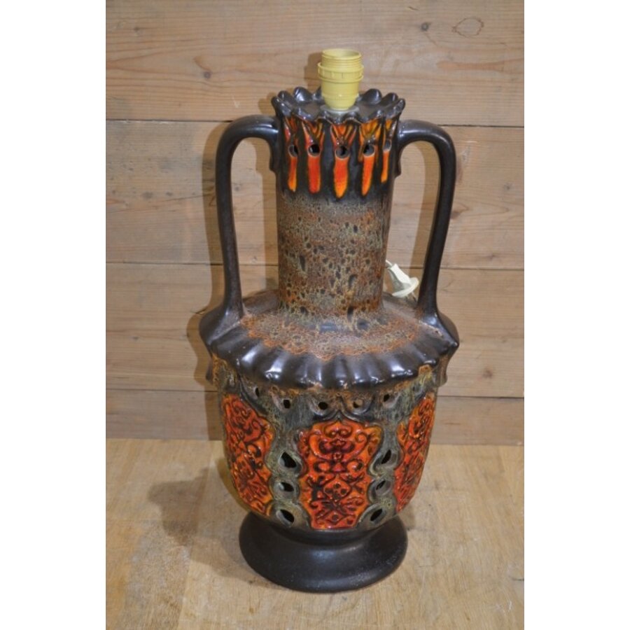 Vintage Fat Lava lampvoet West Duitsland keramiek jaren 60 70-4
