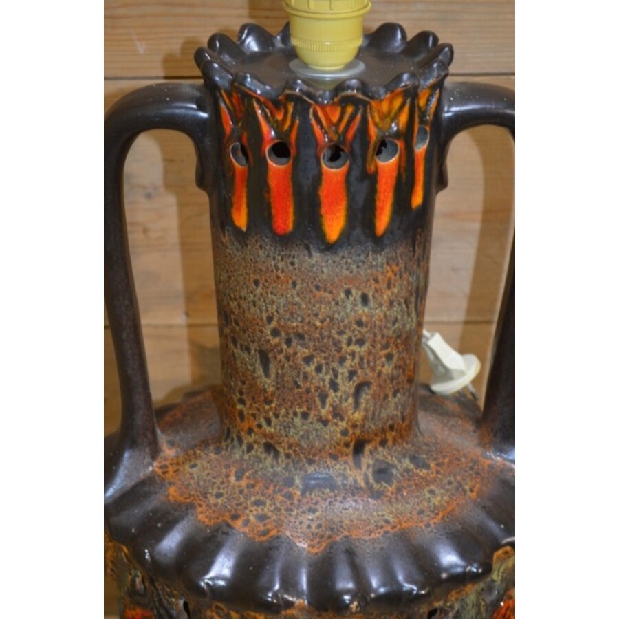 Vintage Fat Lava lampvoet West Duitsland keramiek jaren 60 70-5