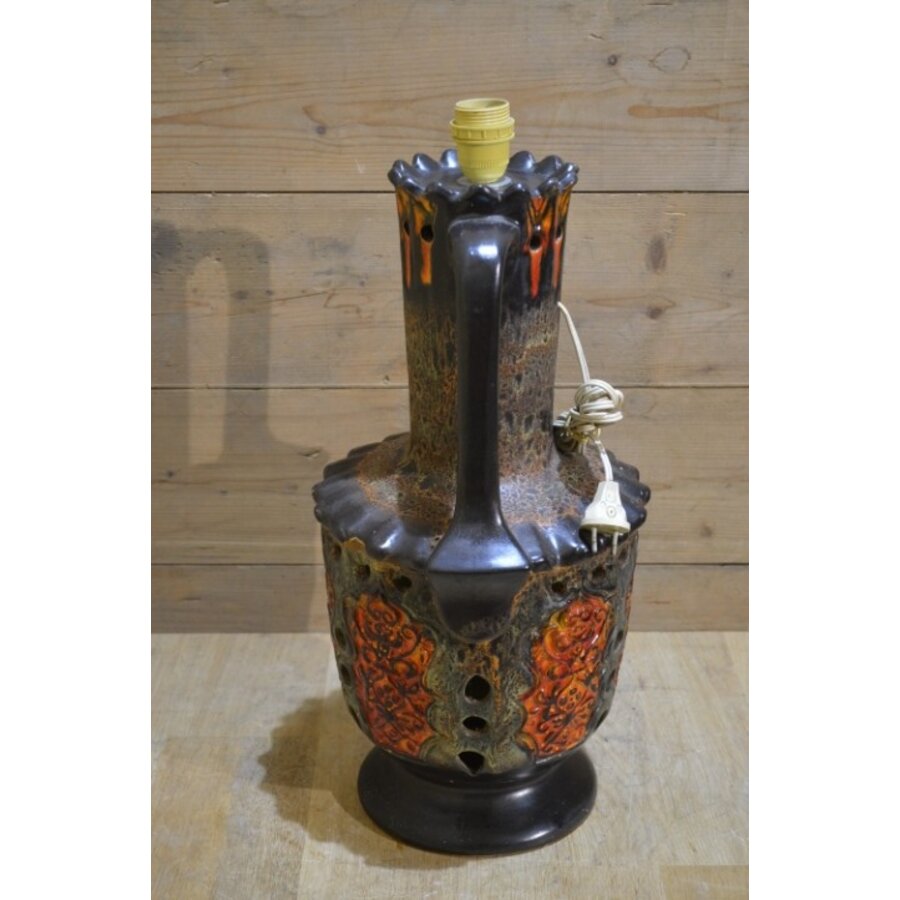 Vintage Fat Lava lampvoet West Duitsland keramiek jaren 60 70-7