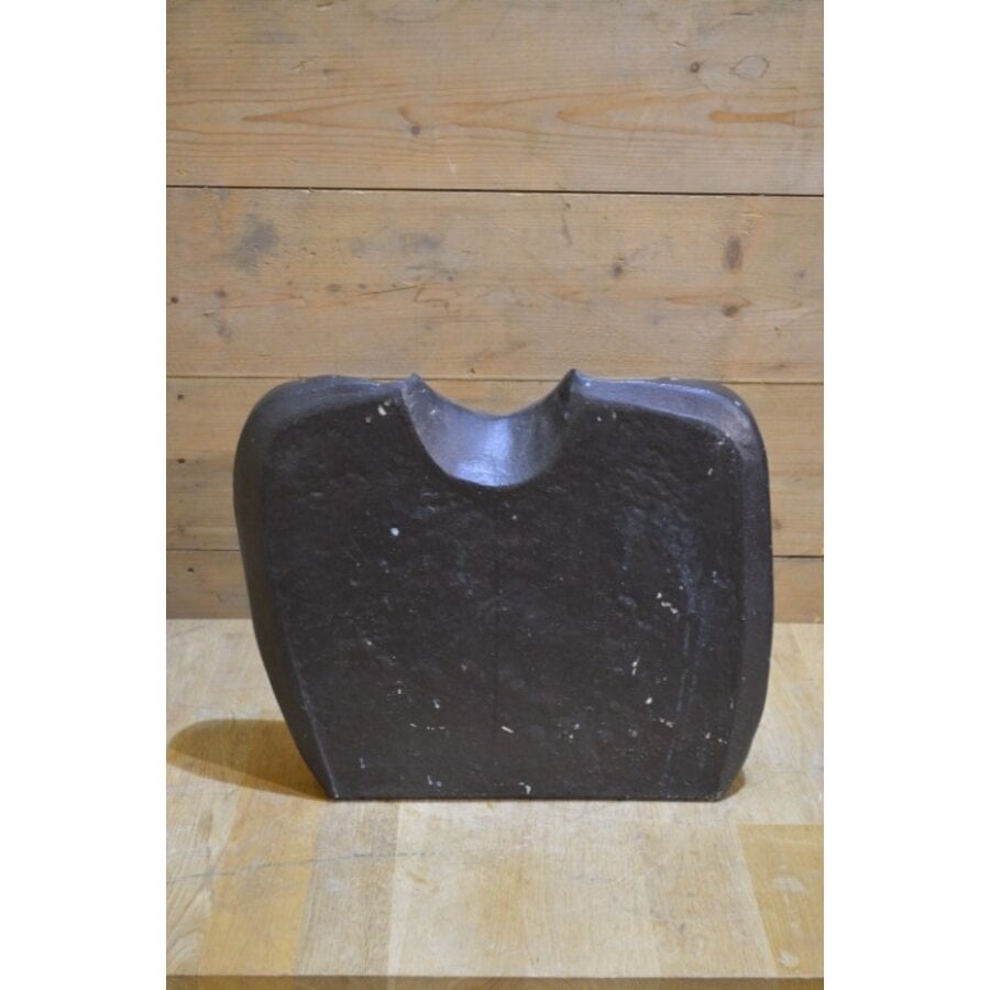 Betonnen mannelijke buste torso beeld modern sculptuur-5