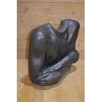 thumb-Betonnen mannelijke buste torso beeld modern sculptuur-6
