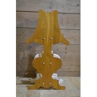 thumb-Houten tafellamp met uitgesneden decoratieve vorm-2
