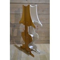 thumb-Houten tafellamp met uitgesneden decoratieve vorm-4