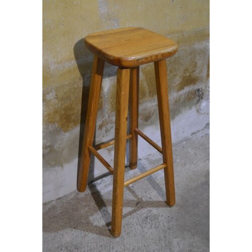 Grenen plantentafeltje / kruk 