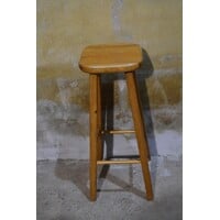 thumb-Grenenhouten plantentafeltje of kruk-2