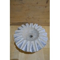 thumb-Stervormig waterornament van grijs natuursteen voor tuin-3
