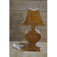 thumb-Houten tafellamp vintage model-2