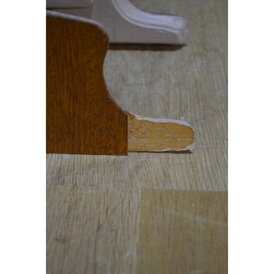 Houten tafellamp vintage model-3