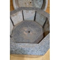 thumb-Zeshoekige granieten bloembak of waterornament-4