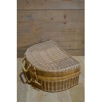 thumb-Vintage rotan picknickmand gevlochten-2