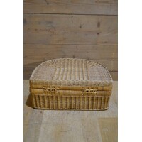 thumb-Vintage rotan picknickmand gevlochten-3