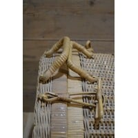thumb-Vintage rotan picknickmand gevlochten-6