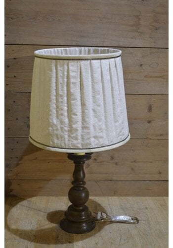 Messing lamp met kap 