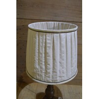 thumb-Vintage tafellamp jaren 60 hout en linnen kap-5