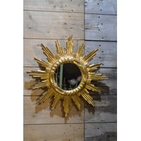 thumb-Vergulde zonnespiegel mid century-2