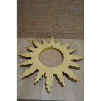 thumb-Vergulde zonnespiegel mid century-5