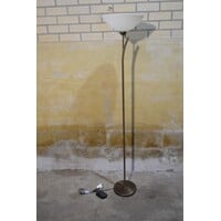 thumb-Staande lamp messing / glas-2